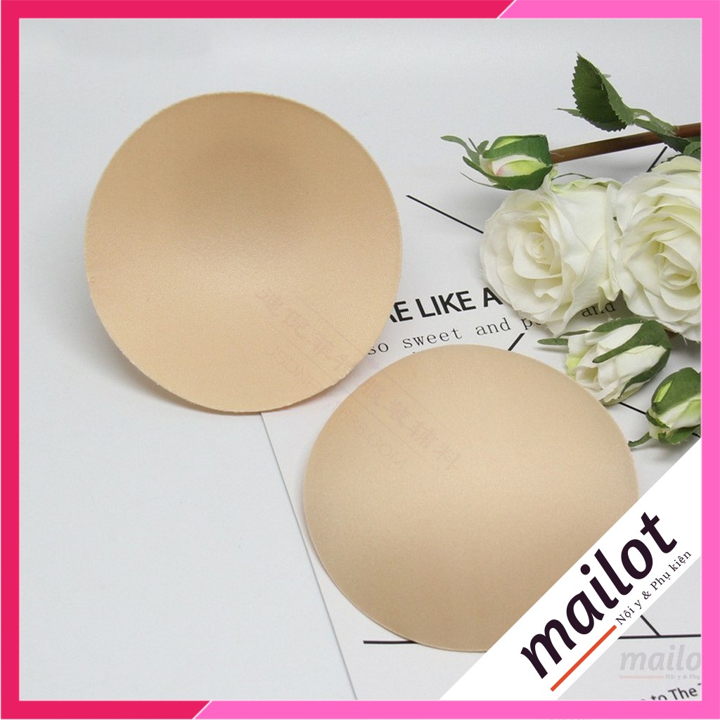 Miếng lót độn ngực mút xốp đệm tròn nâng ngực tạo khe tăng kích cỡ vòng 1 - mailot pk010