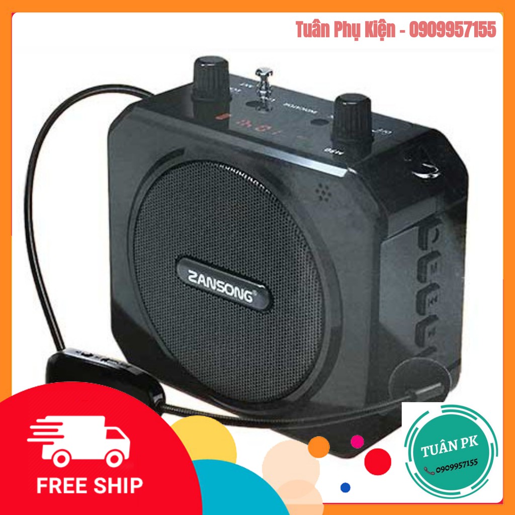Loa trợ giảng zansong m80 / bluetooth 4.2 / kèm mic ko dây