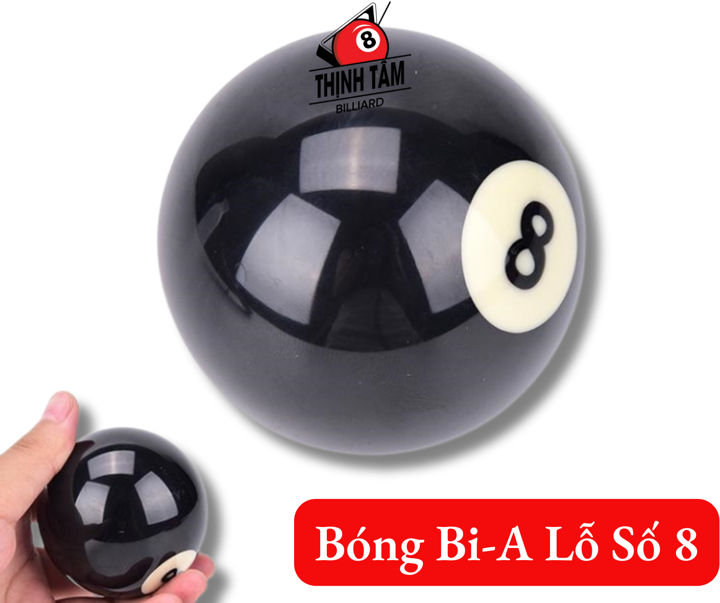 Bóng bida lỗ số 8, bóng bi-a mới