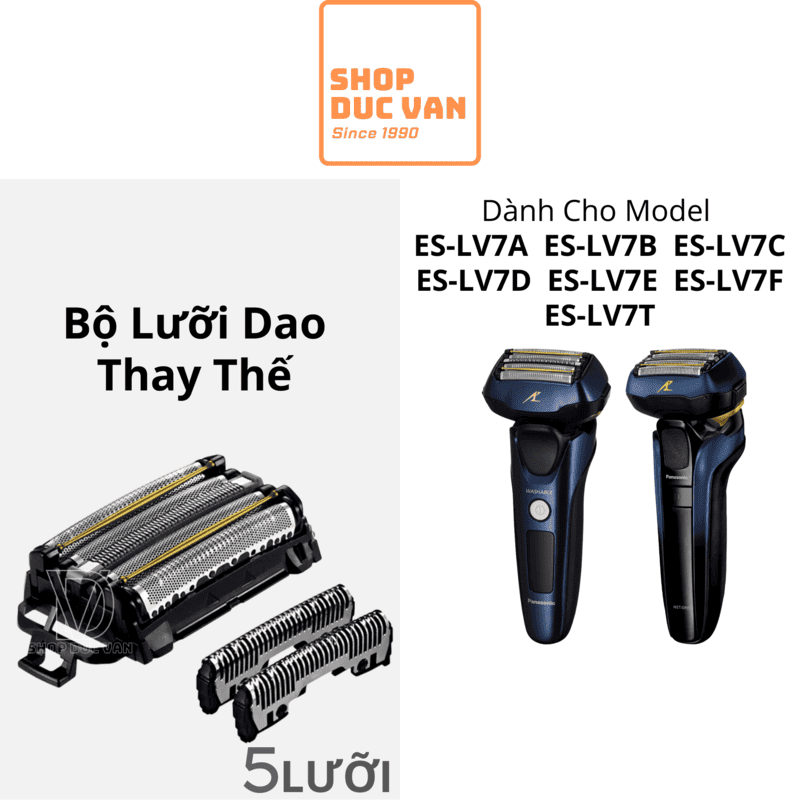 Panasonic Blade & Foil Set for Lamdash ES-LV7B ES-LV7C ES-LV7D ES-LV7E ES-LV7F ES-LV7T [ Shop Duc Van ]