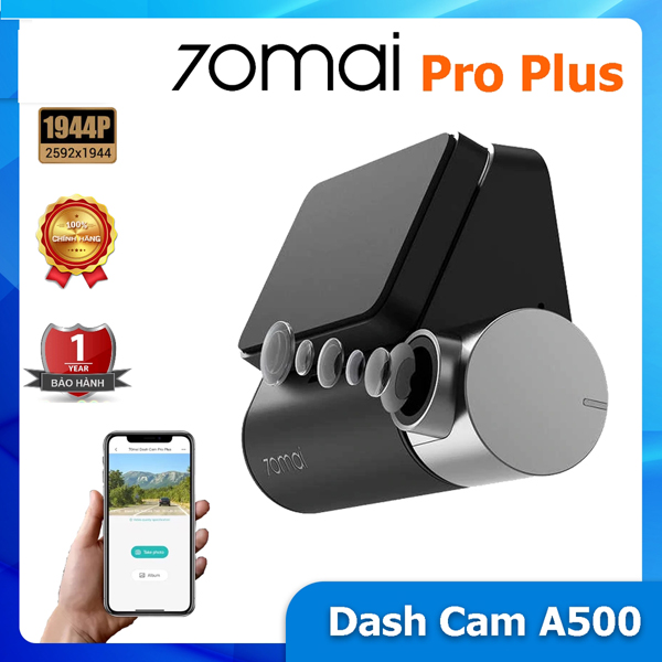 Camera hành trình 70mai Dash Cam Pro Plus A500 (Quốc Tế)