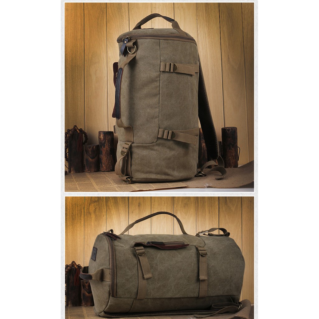 [HCM]Balo- Túi Xách Vải Bố Hình Ống