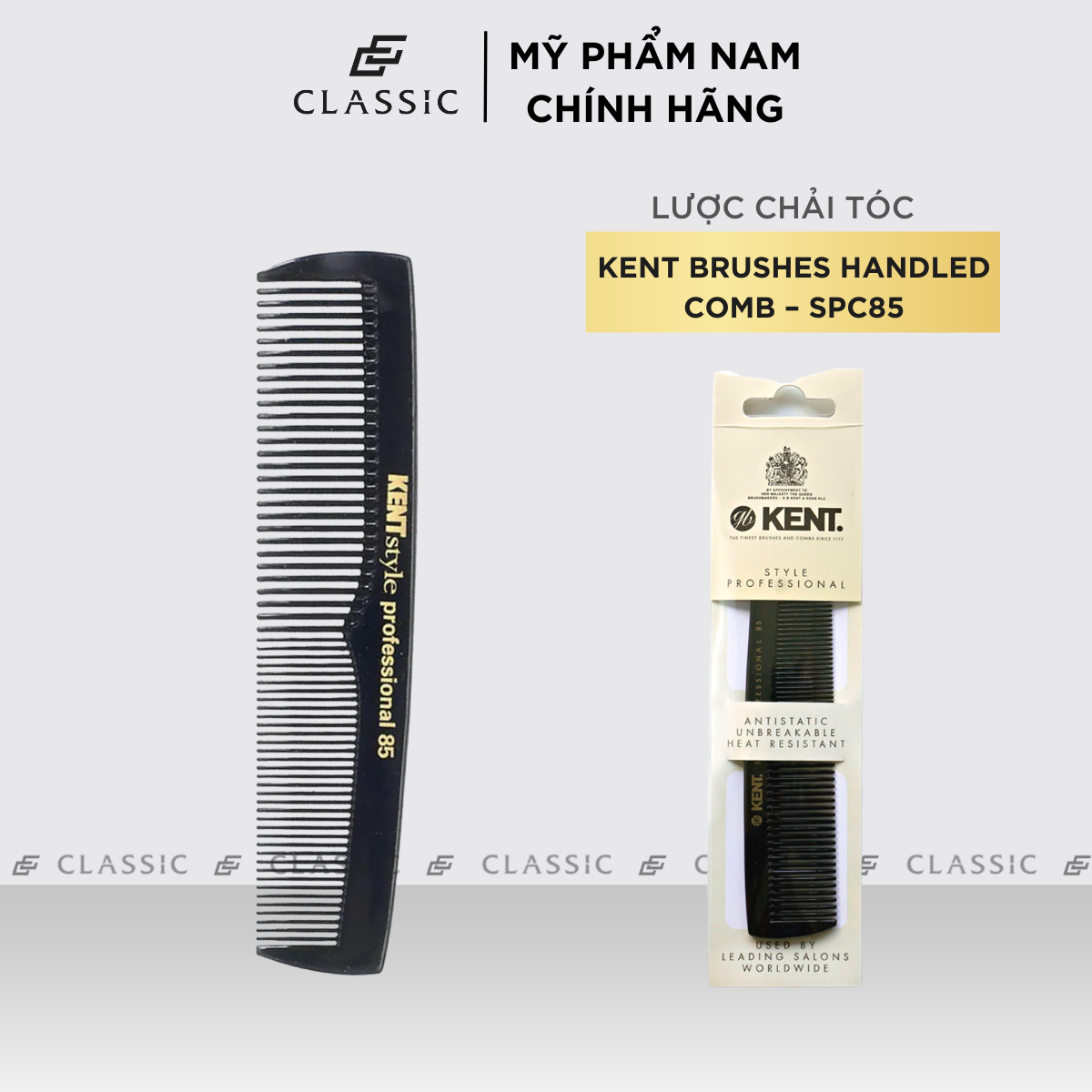 Lược chải tóc kent brushes pocket comb – spc85