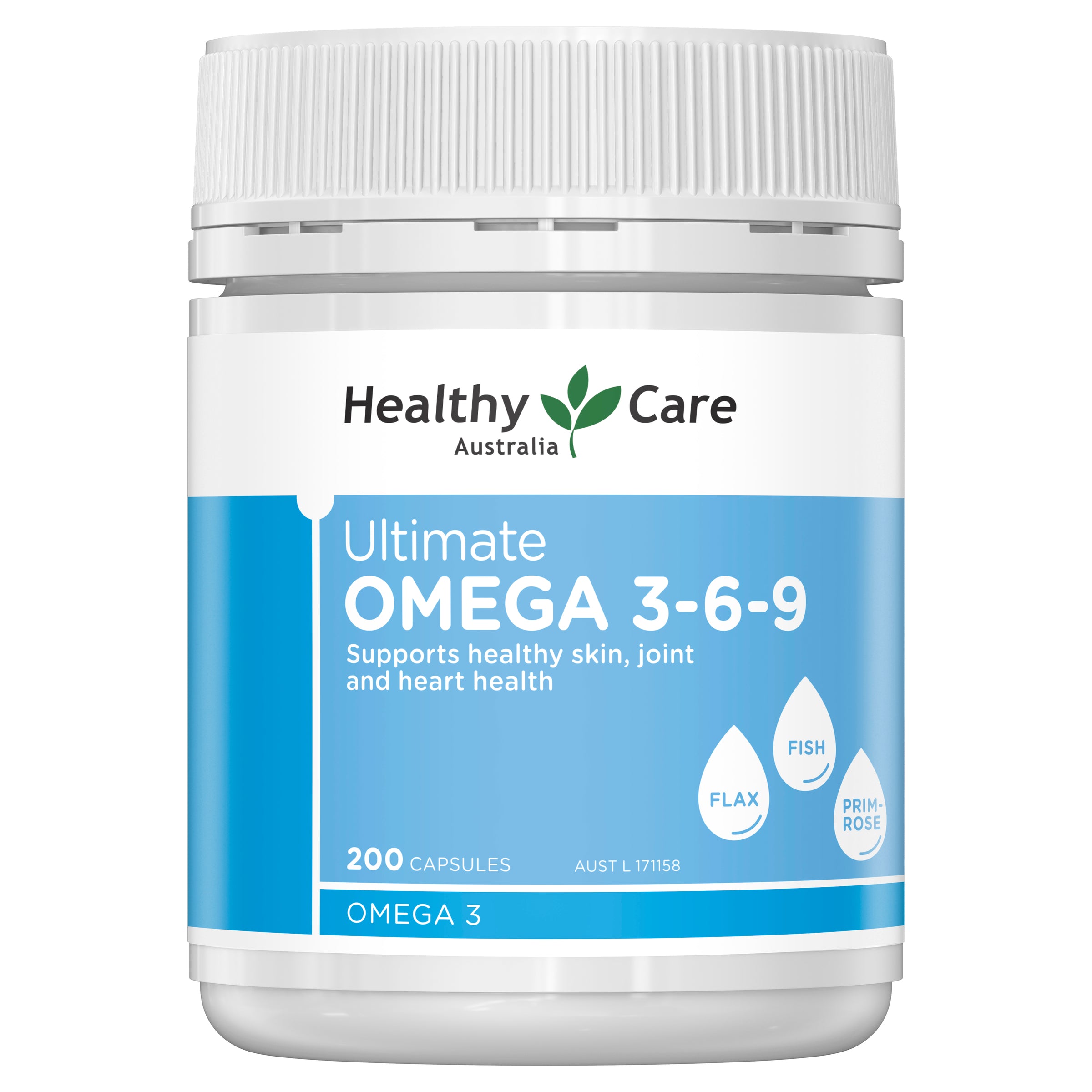 Viên uống hỗ trợ tim mạch, thị lực Healthy Care Omega 369 Ultimate 200