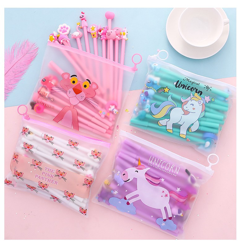 Set 10 bút nước hoạt hình siêu cute
