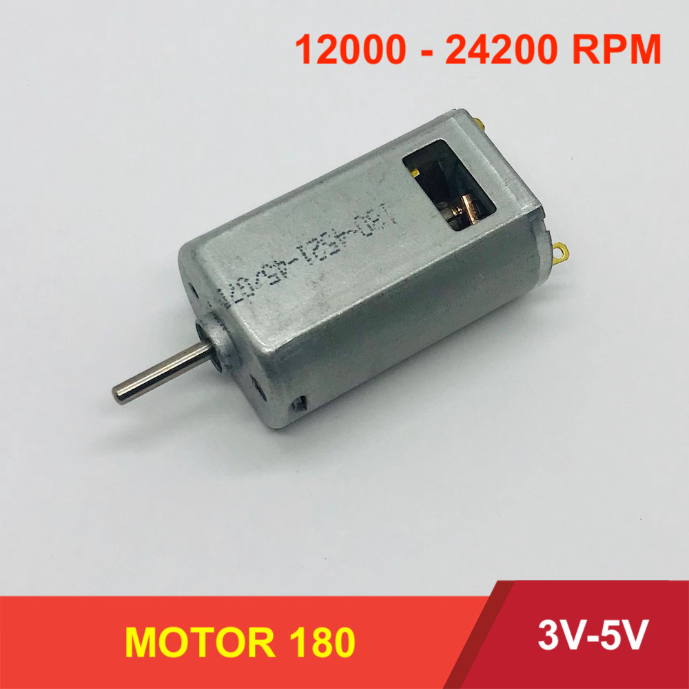 [HCM]Motor 180 tốc độ cực cao mã 180PH-3532 3.7V - 4.5V - 6V tốc độ 37000 RPM từ tính mạnh chất lượng cao - LK0220