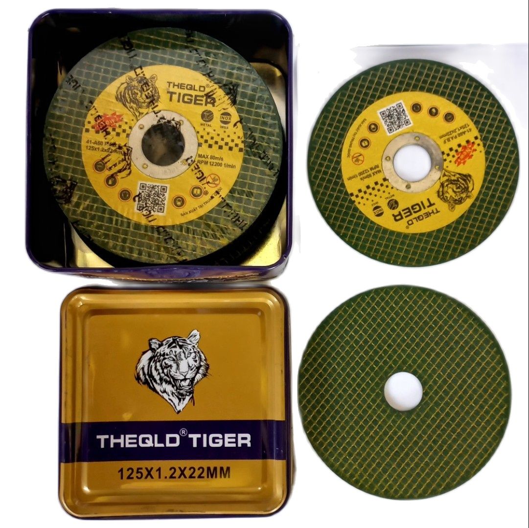 Đá cắt sắt /inox 1 TẤC 2 Tiger xanh hàng loại 1/đá cắt kim loại