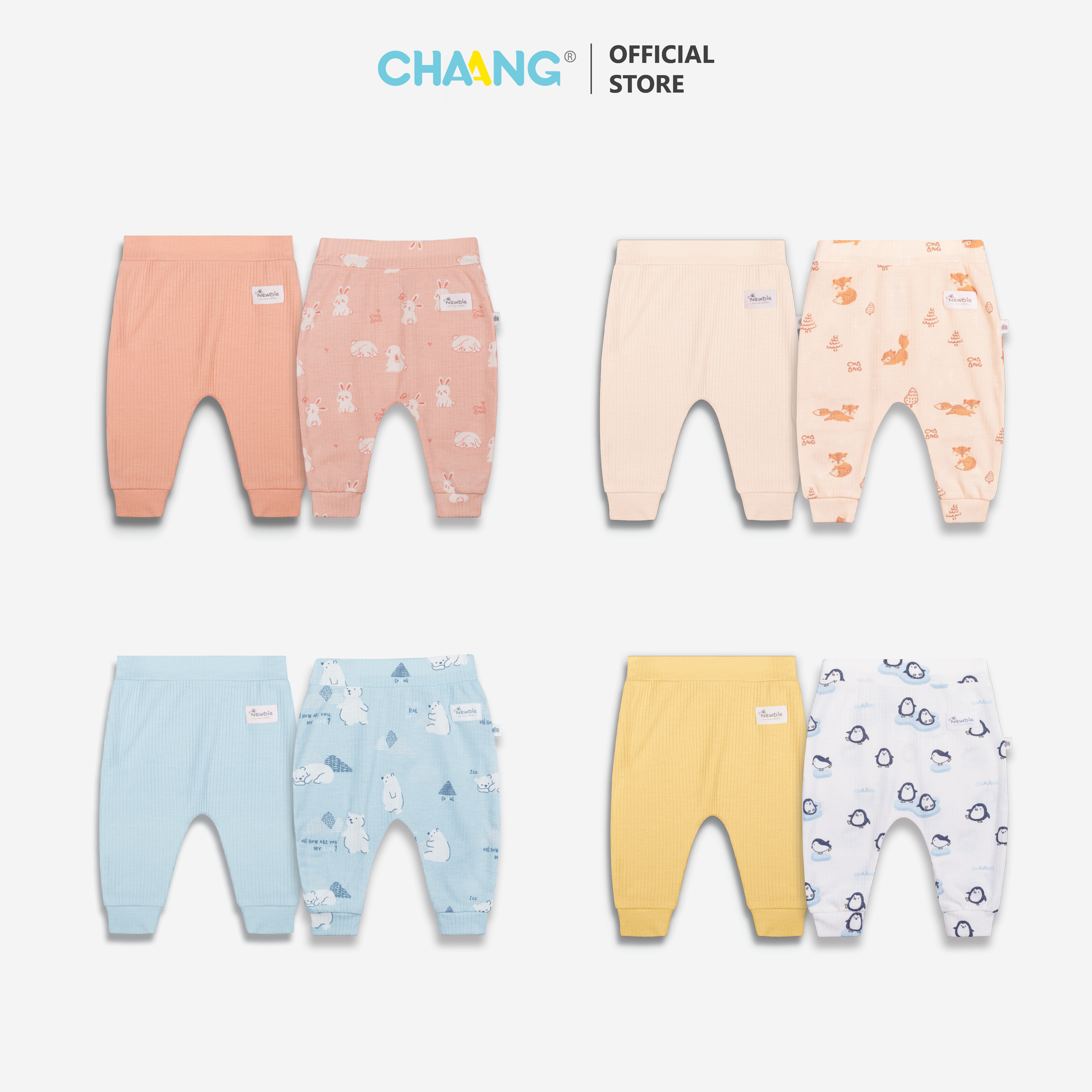 Set 2 chiếc quần dài cho bé sơ sinh Northern Chaang