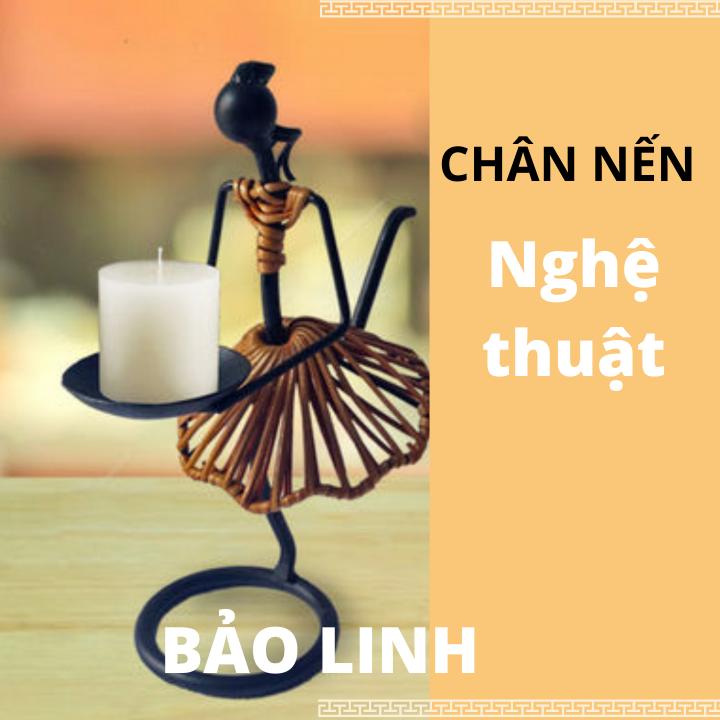 [HCM]Chân nến nghệ thuật bằng sắt khiêu vũ đơn Bảo Linh