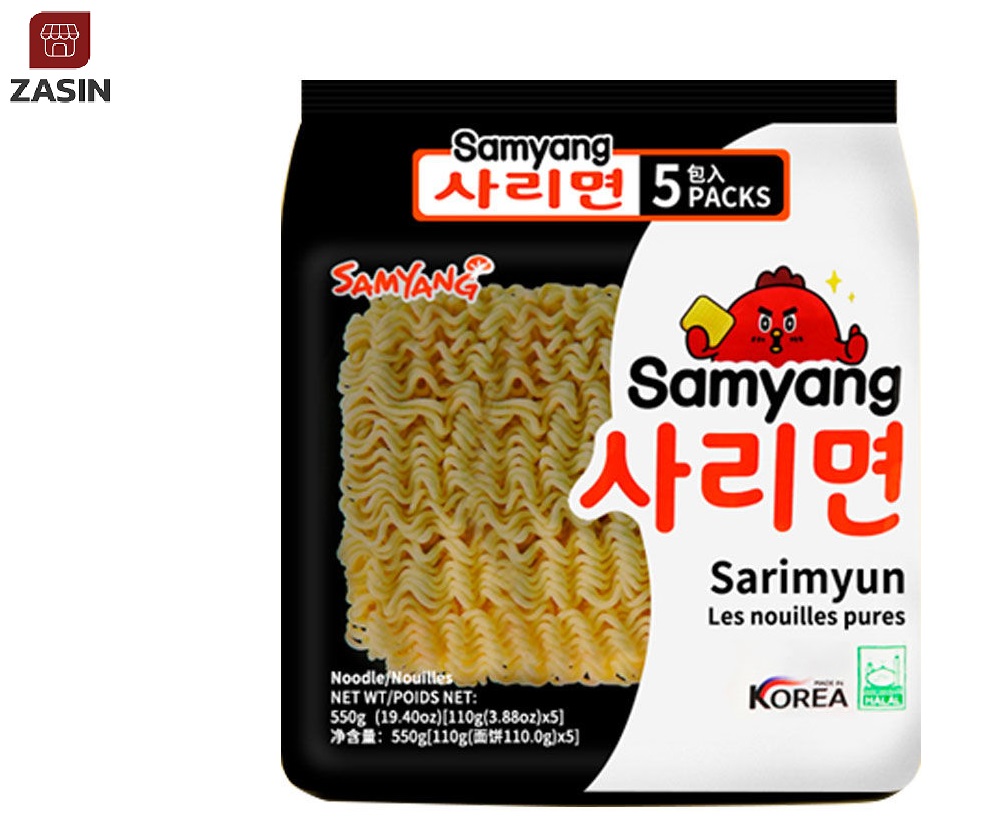 Lốc mì 5 gói không gia vị samyang 110g