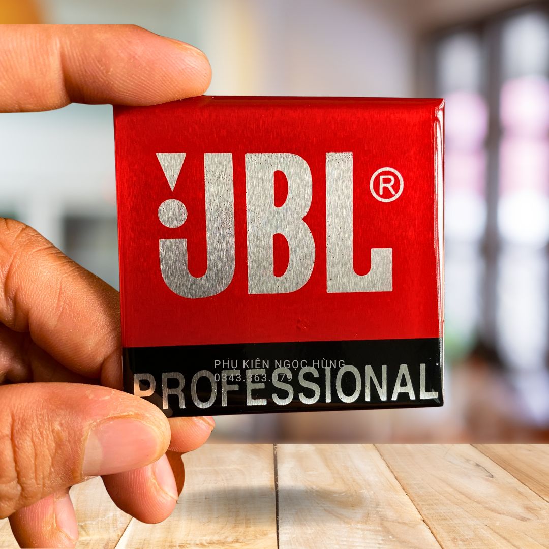 Logo loa jbl professional 6x6cm dán loa