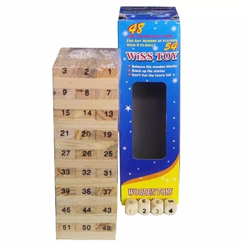 Đồ chơi rút gỗ 54 thanh bé