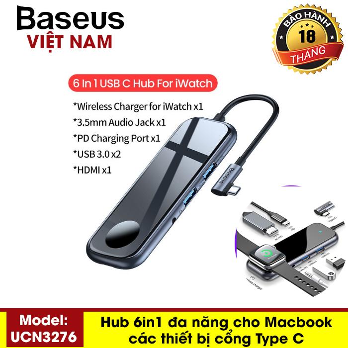 [BẢO HÀNH 12 THÁNG] Bộ HUB chuyển đổi đa năng  cho macbook  cho điện thoại sử dụng cổng Type C