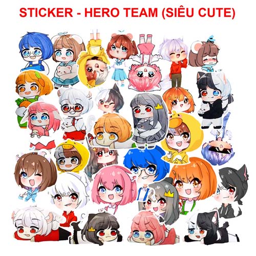 Hero Team Sticker Cute giá tốt Tháng 02,2023|BigGo Việt Nam