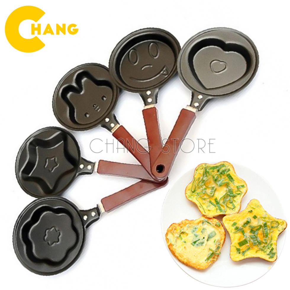 Chảo Chiên Trứng Mini Tạo Hình, Có Phủ Lớp Chống Dinh, Thích Hợp Cho Làm Bữa Sáng, Cơm Mang Theo Văn Phòng
