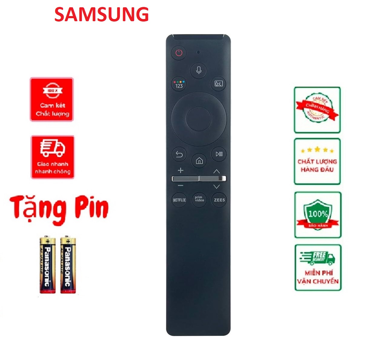 Remote điều khiển tivi samsung giọng nói tu2020 chính hãng