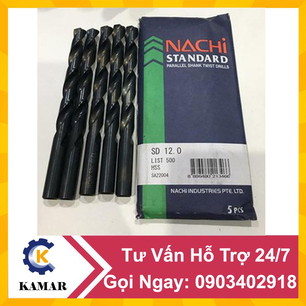 Mũi khoan nachi từ 12.0 đến 12.9mm