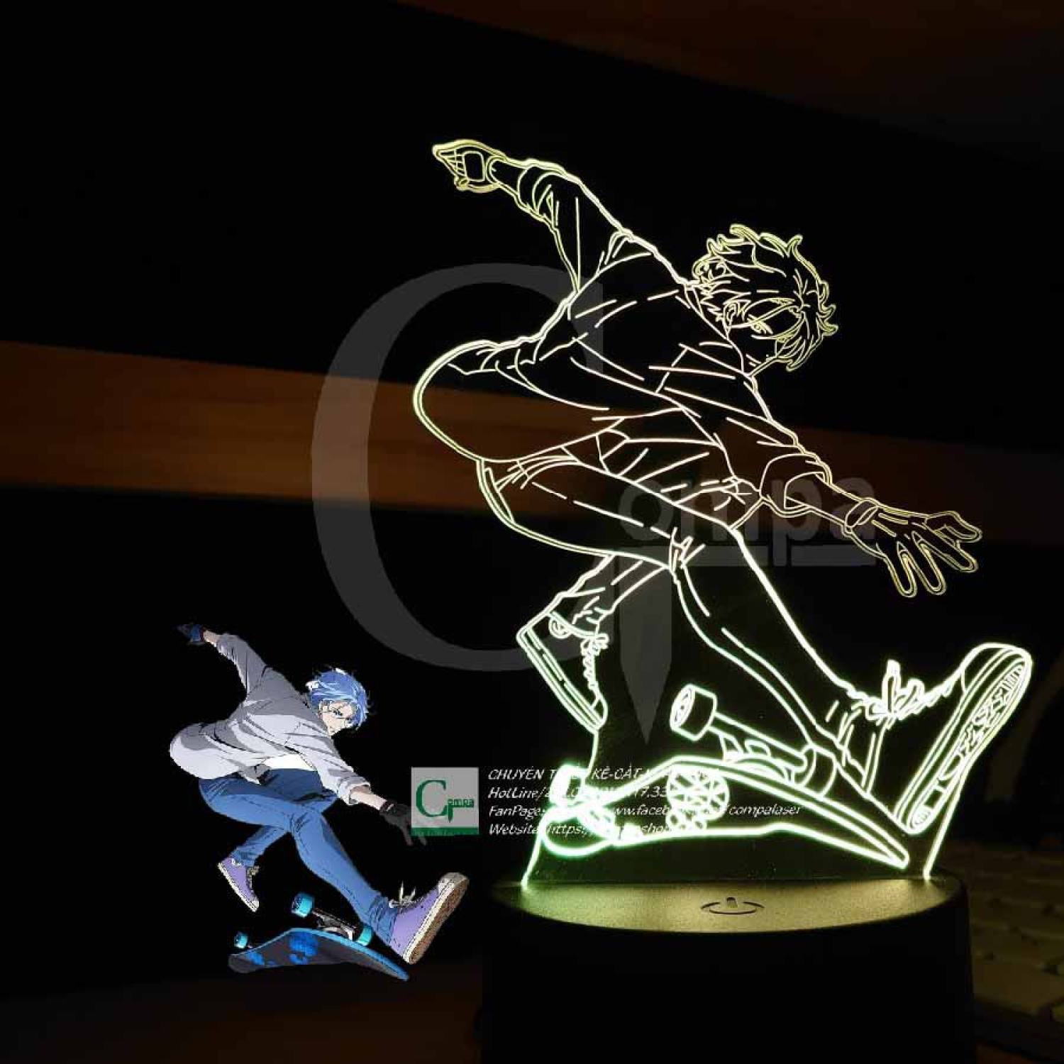 SK∞ SK8 the Infinity Stand Model Keychain Reki Kyan Langa Hasegawa Anime  Figure Acrylic Standing Plate Holder Desktop Decoration