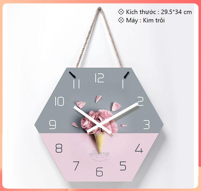 Đồng Hồ Treo Tường Đẹp Kim Trôi Cao Cấp Đường Kính 30cm Kính Siêu Dày Hàng Quảng Châu Giá Rẻ