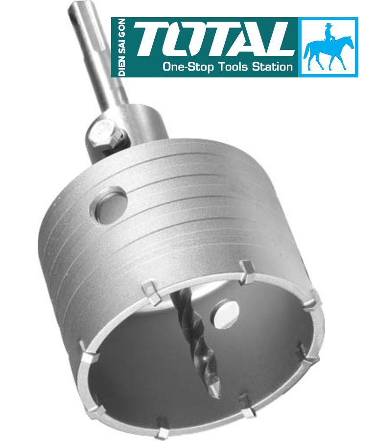Mũi khoan tường Khoan bê tông khoét lỗ tường bê tông 80mm Hole Core Bit Total TAC430801