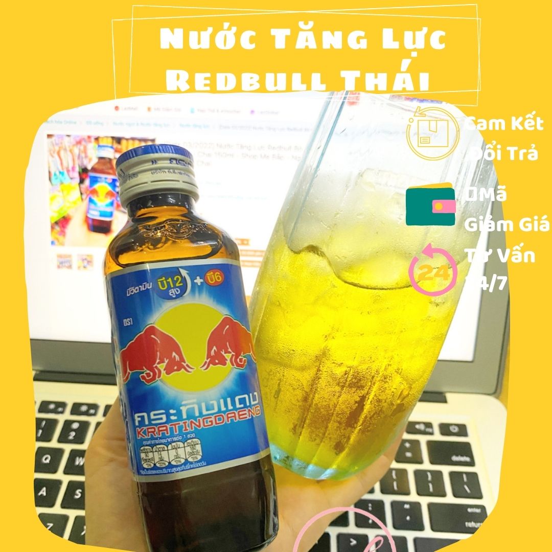 Nước Tăng Lực Redbull Thái Lan 150ml - Bò Húc / Bò Cụng - Shop Mẹ Bắp [Date 04/2024]