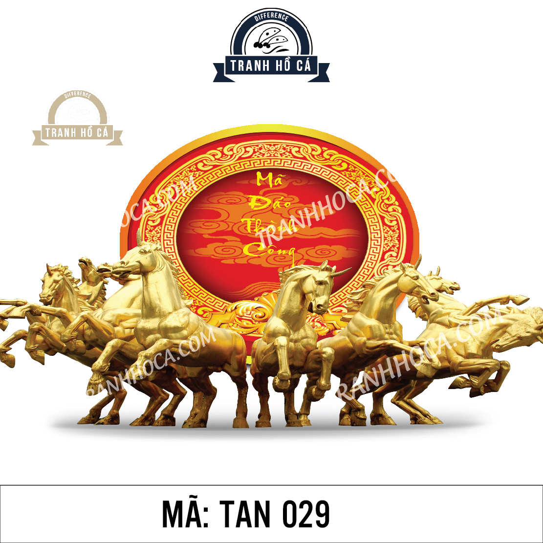 Tranh hồ cá hình rồng tan 029 size 80x50cm