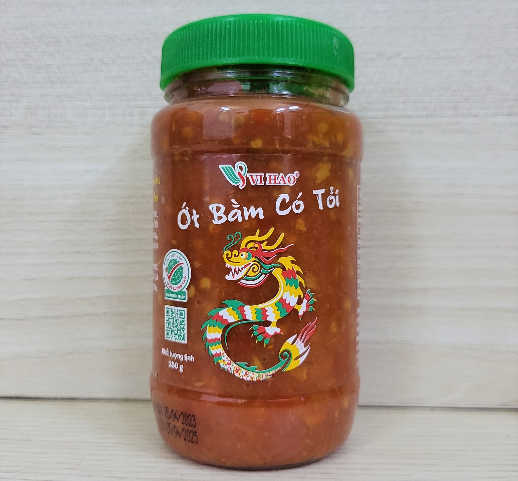 Ớt bằm có tỏi vị hảo chopped chilli with garlic