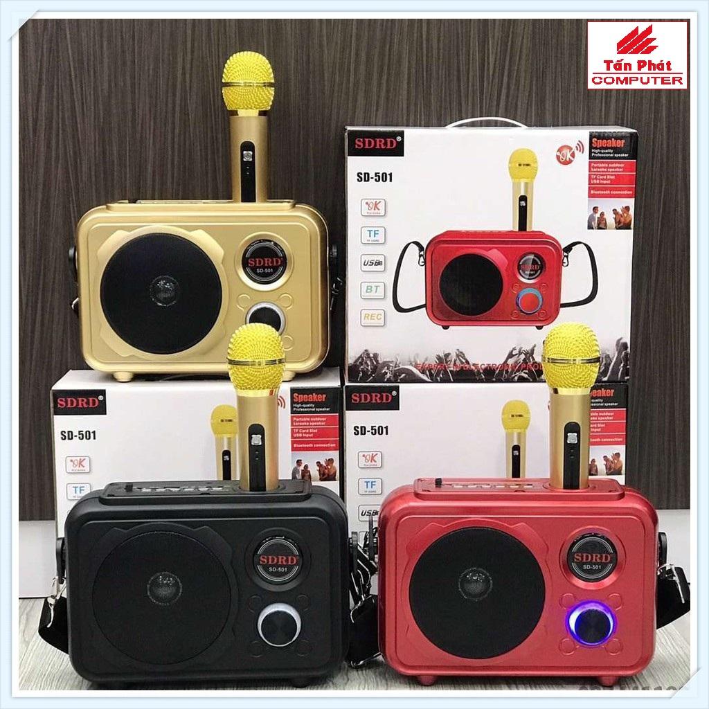 Loa karaoke bluetooth sdrd 501 kèm mic