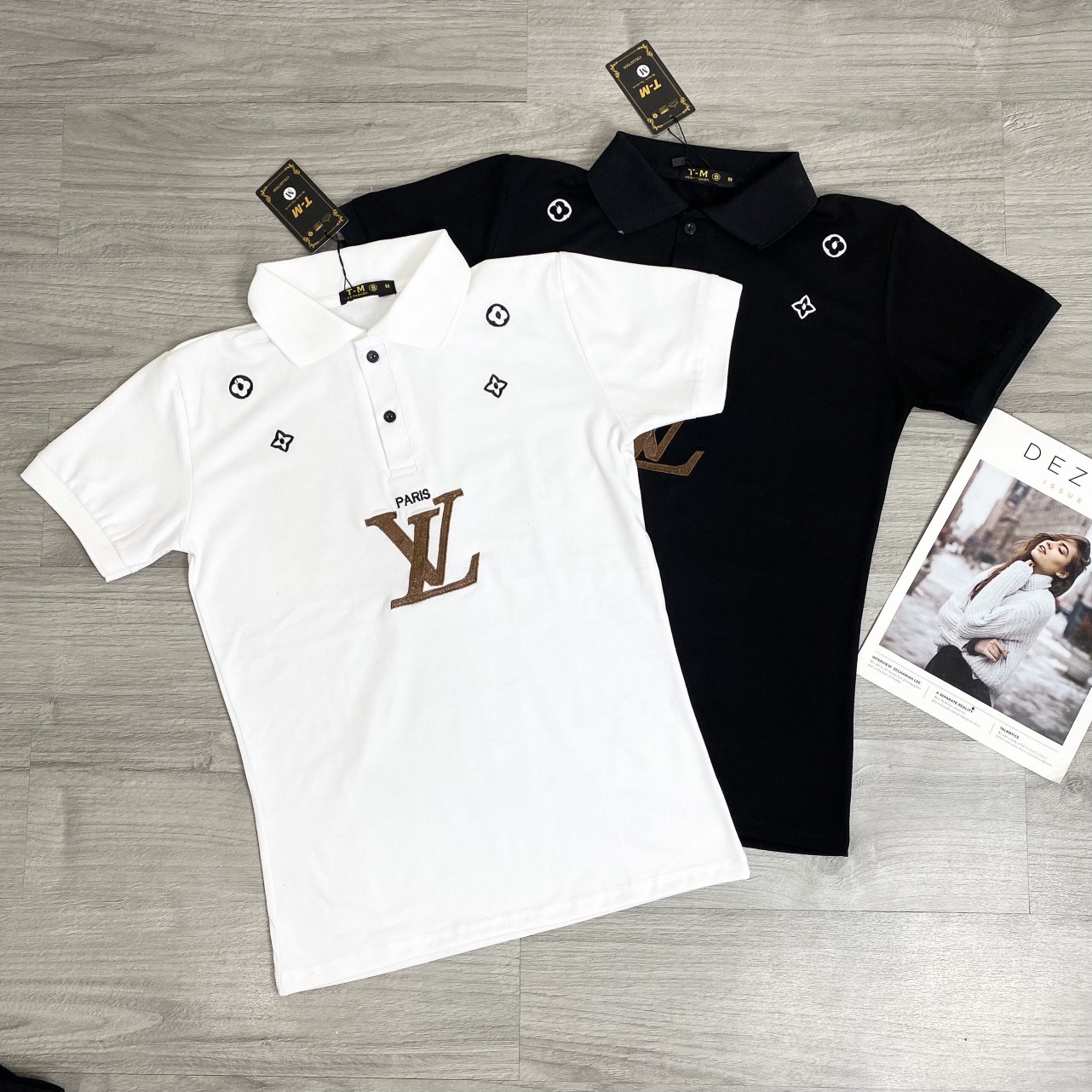 [ẢNH THẬT+VIDEO]Áo thun nam cao cấp phối logo VL phong cách chuẩn thời trang 2022