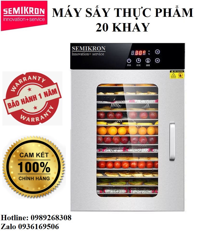 Máy sấy thực phẩm TAKAIPRO 20 khay sấy TK-20 - Cam kết 100% chính hãng 100% inox- Bảo hành 1 năm - Food Dehydrytor