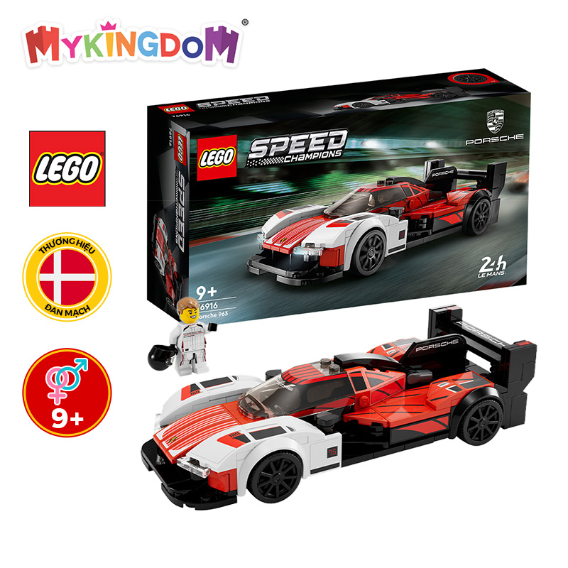 ĐỘC QUYỀN ONLINE Đồ Chơi Lắp Ráp LEGO Siêu Xe Porsche 963 76916 280 chi