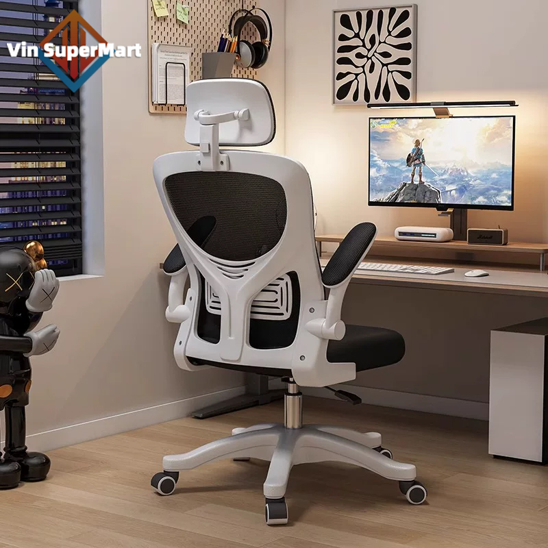 Ghế Xoay văn phòng Công Thái Học,tựa đầu,ngả lưng gật gù,Giúp Bảo Vệ Cột Sống Lưng,XOAY 360 độ học tập làm việc,