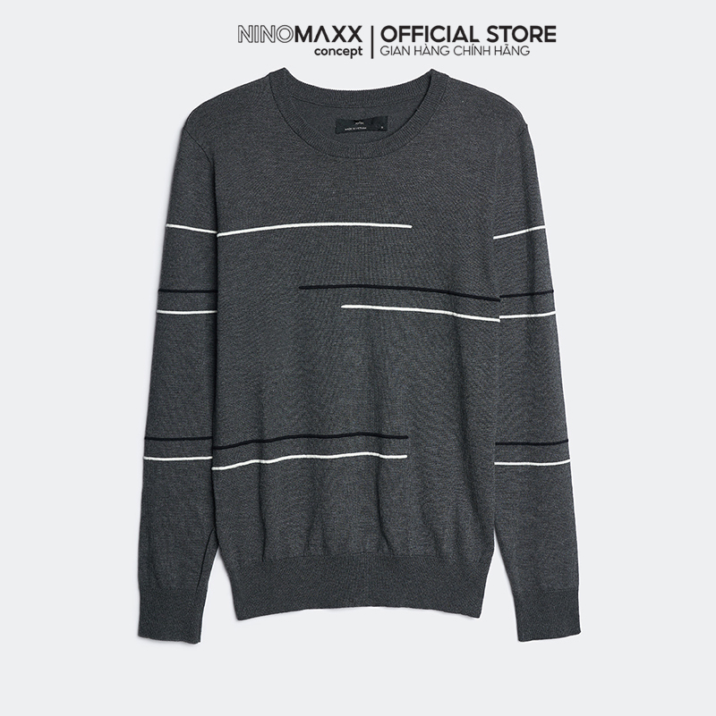 N&m áo sweater basic nam tay dài 1804018