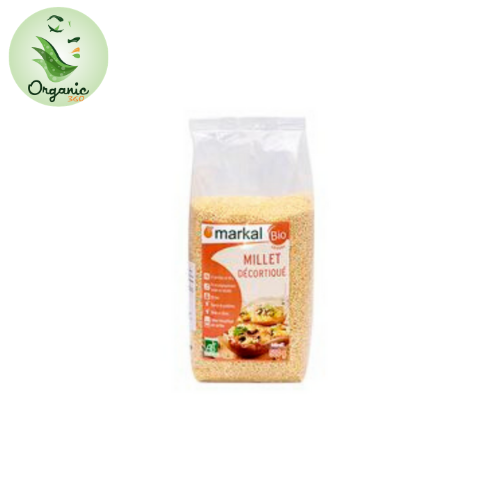 Hạt kê hữu cơ đã bóc vỏ Markal 500g