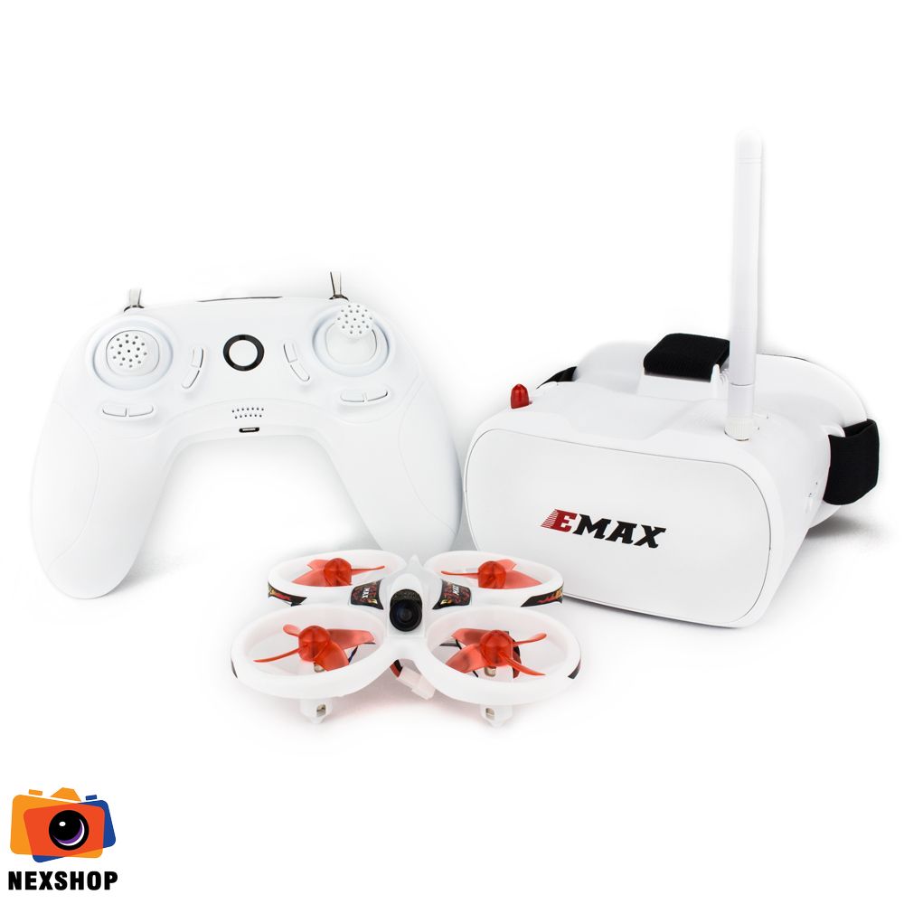 Emax EZ Pilot Beginner Indoor FPV Racing Drone With 600TVL CMOS Camera 37CH 25mW RC Quadcopter RTF - One Battery