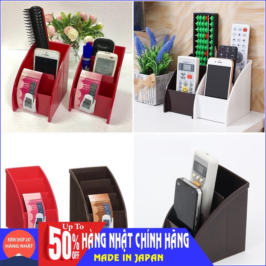Khay đựng bút, điều khiển 3 ngăn Yamada (màu nâu) Hàng Nội Địa Nhật