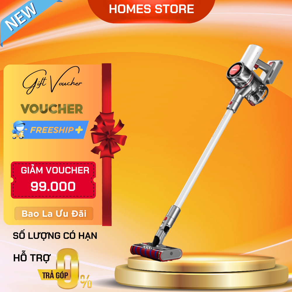 Máy Hút Bụi Không Dây Redroad V17 Lực Hút 26.500 Pa Pin Rời - Hàng Chính Hãng