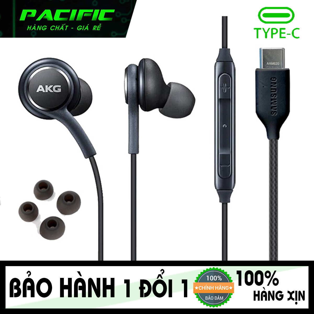 Tai Nghe Samsung Galaxy S20 AKG Type-C 2020 NEW + Tặng Que Chọc Sim Pacific