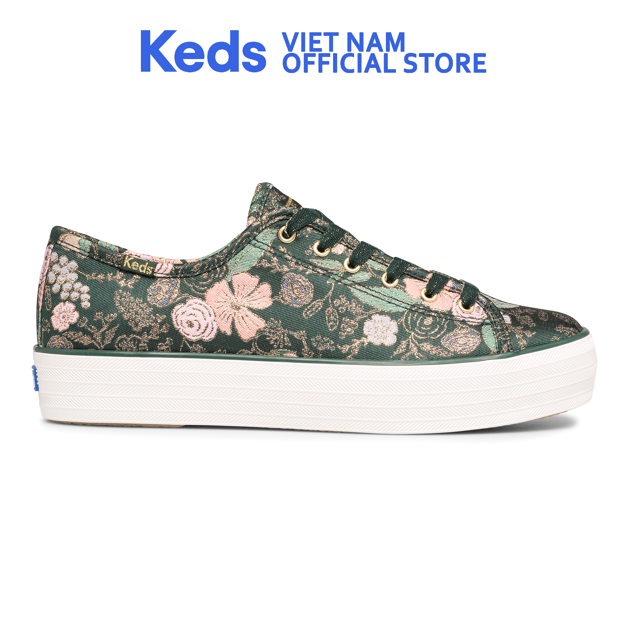 Giày Thể Thao Keds Nữ- Tripple Kick Colette Lurex Jacquard- KD065556
