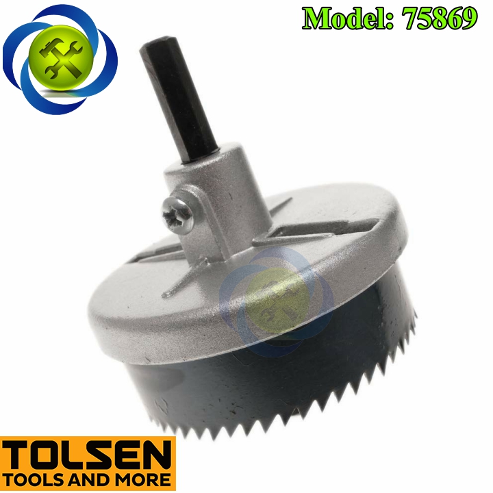 Bộ khoét lỗ tolsen 75869 7 chi tiết từ 26-63mm