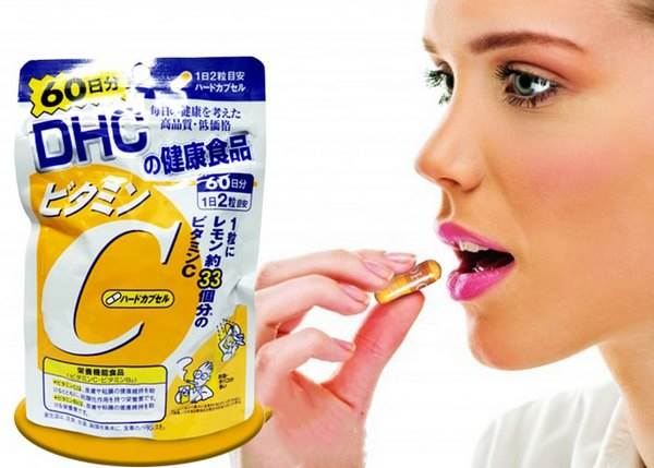 Viên uống DHC bổ sung vitamin C 60 ngày của Nhật Bản - Tăng sức đề kháng