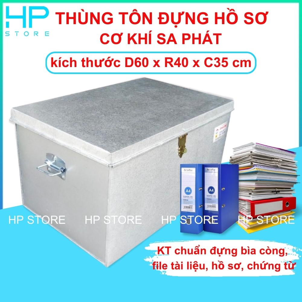 Thùng tôn đựng hồ sơ, hòm tôn đựng tài liệu công ty, hồ sơ, bìa còng, file càng cua, bìa kẹp