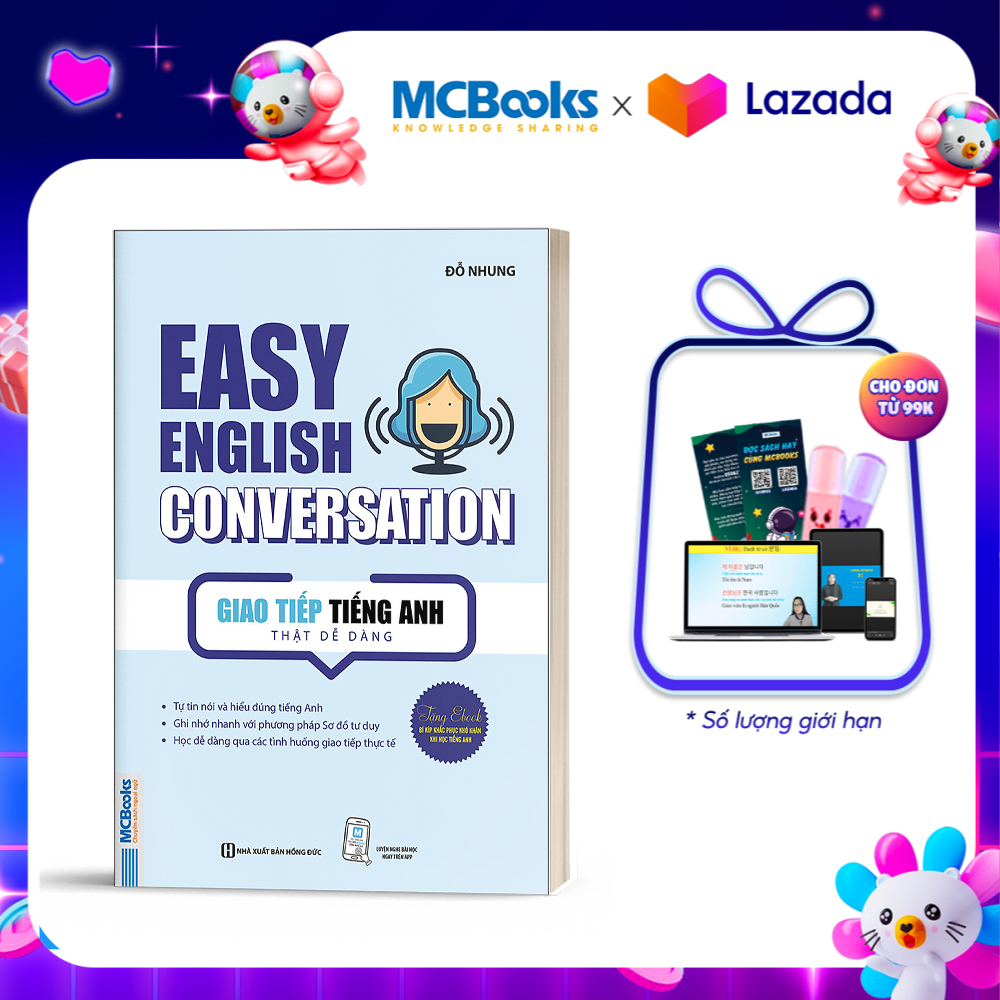 Easy English Conversation – Giao tiếp tiếng Anh thật dễ dàng - Học Kèm App Online