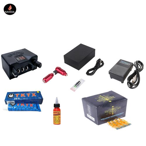 Combo bộ nguồn DT 4 và máy xăm Pen Gù - tặng nhiều phụ kiện