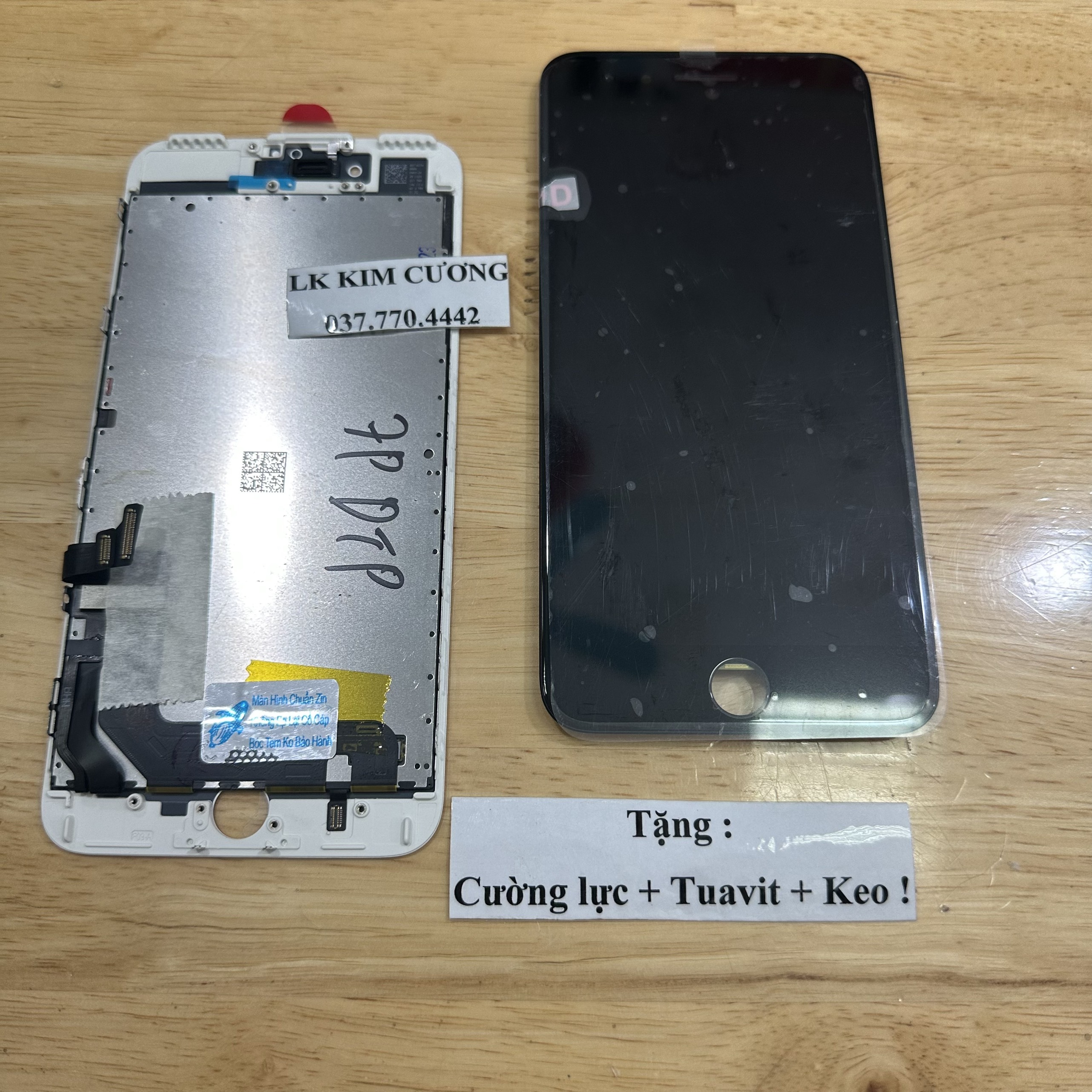 Màn hình tương thích ip 7 plus mã DTP zin ép kính