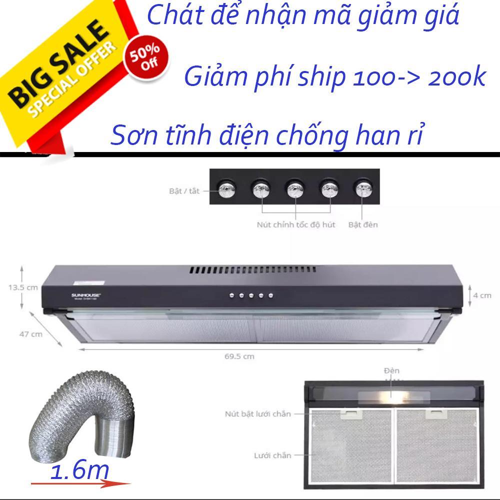 Máy hút mùi sunhouse shb 6118b