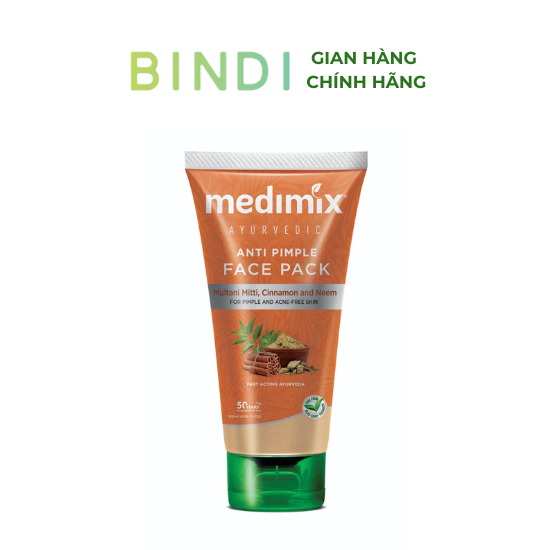  Mặt nạ sạch sâu Medimix Anti Pimple Face Pack 150ml 