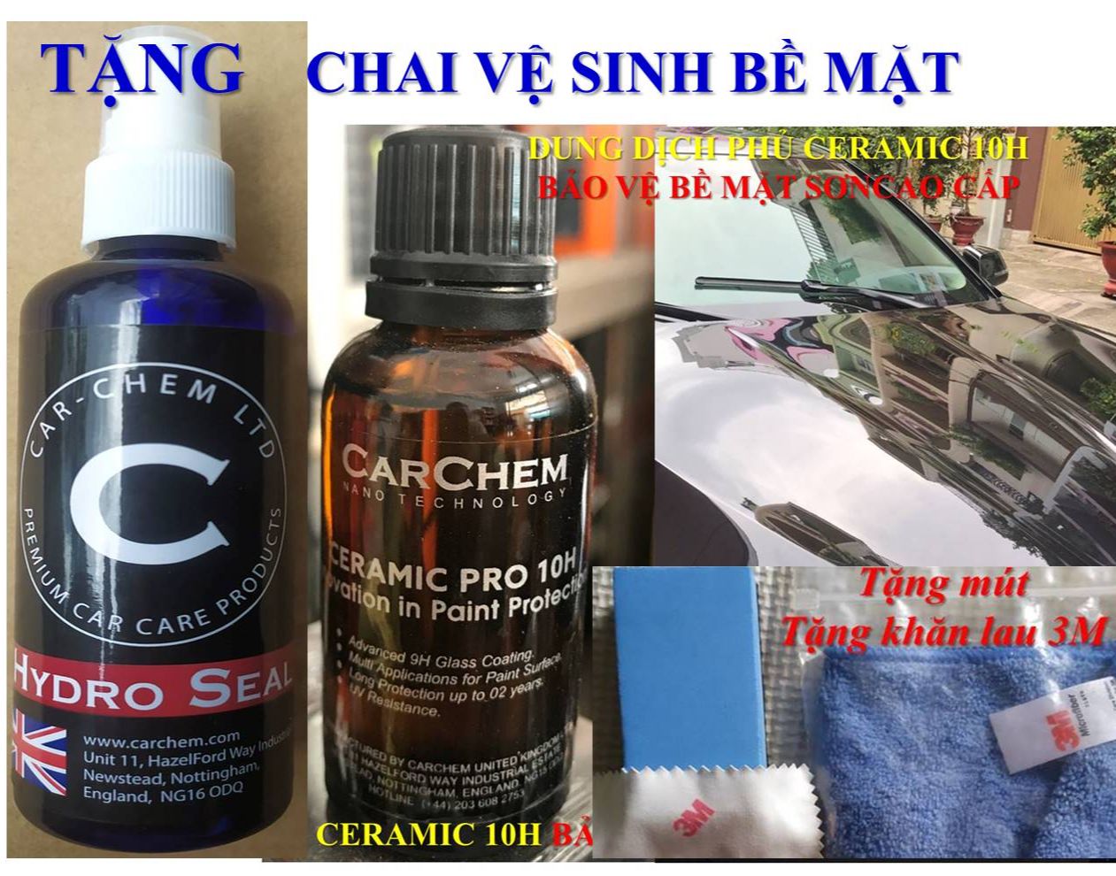 [HCM]CHAI PHỦ CERAMIC 10H 30ml ENGLAND