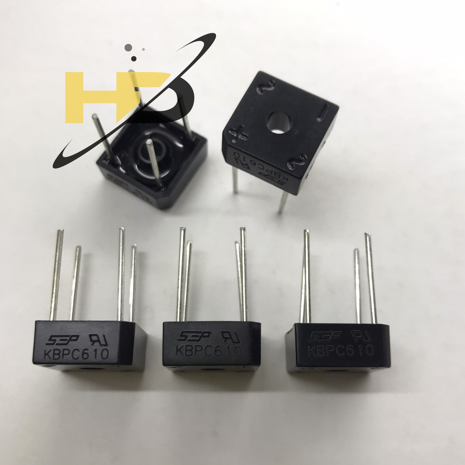 Kbpc610 diode cầu 6a/1000v dip-4 loại nằm chính hãng sep