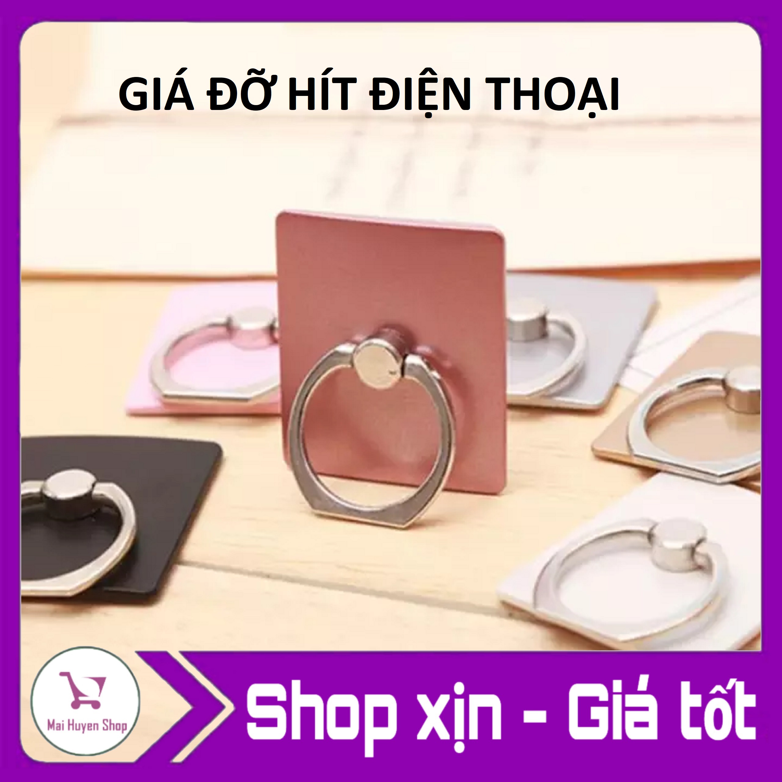 Bộ 2 giá đỡ điện thoại hình chiếc nhẫn